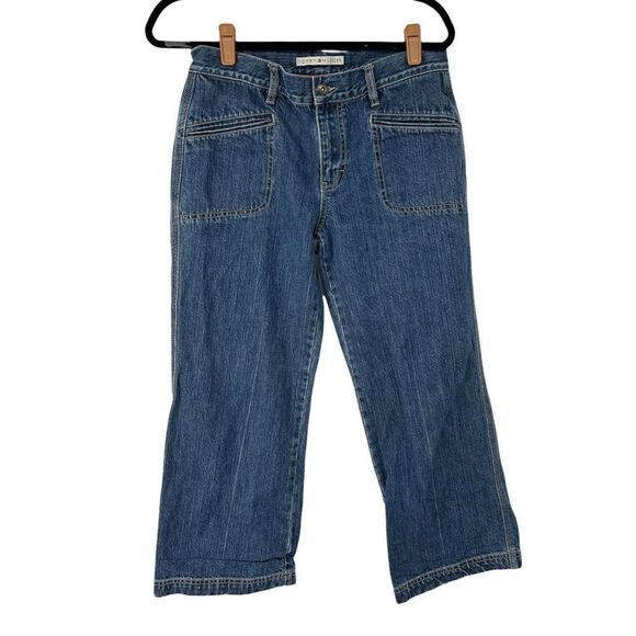 Tommy Hilfiger Y2K Flare Leg Capri Jeans - Picture 1 of 9